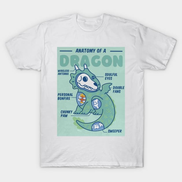 Anatomy of a Dragon T-Shirt by Digital-Zoo